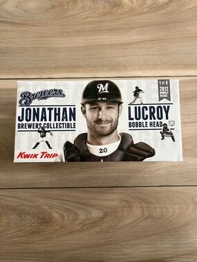 Jonathan Lucroy Brewers Collectible Bobblehead 2012
